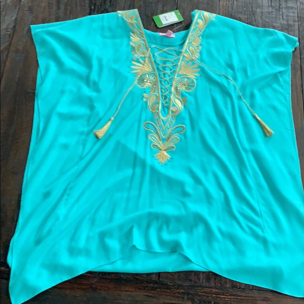 Lilly Pulitzer teal dress s/m